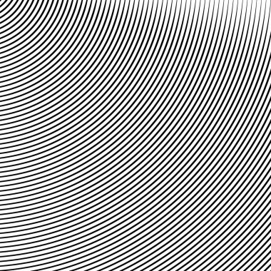 Dinamik, düzensiz satırları desenle daire. 