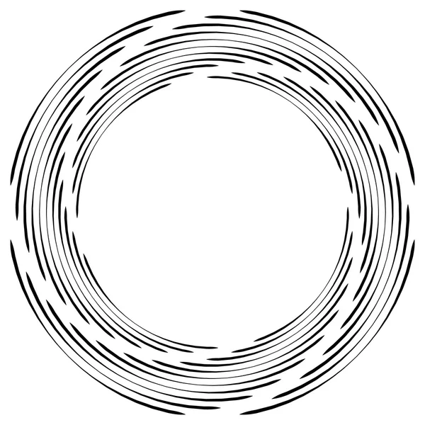 Abstracte monochroom spiraal — Stockvector