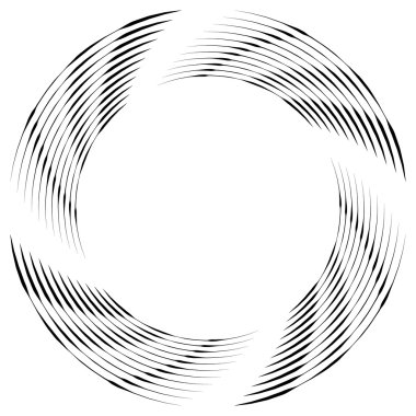 Soyut tek renkli sarmal