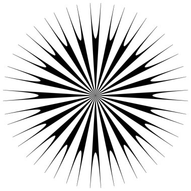 Soyut geometrik döngüsel öğe.