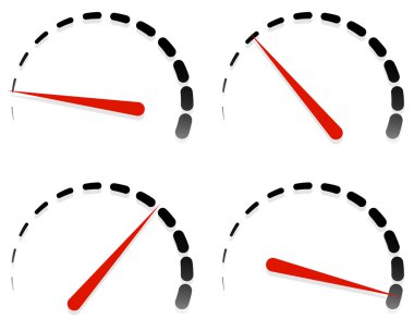 Dial, meter templates  clipart
