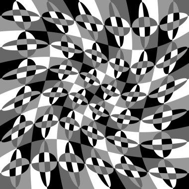 Dalgalı geometrik desen