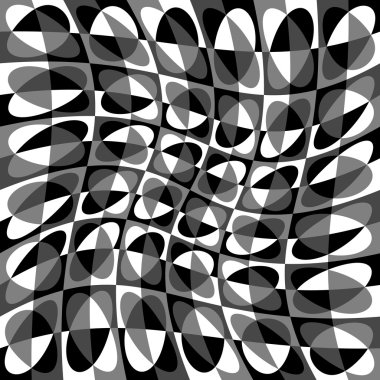 Dalgalı geometrik desen