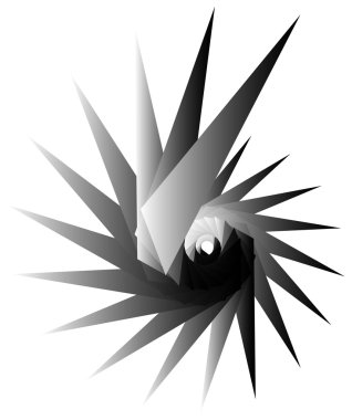 Geometrik dairesel sarmal.  