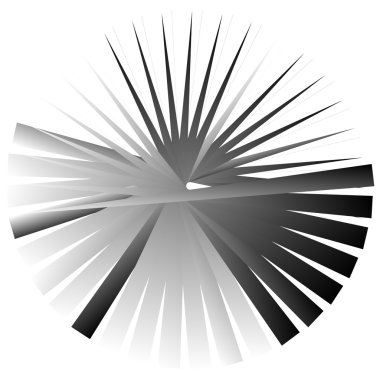 Sinirli, açısal geometrik öğesi.