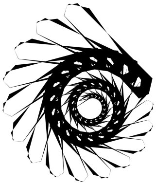 Geometrik dairesel sarmal. 