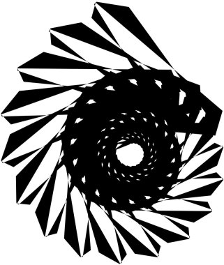 Geometrik dairesel sarmal. 