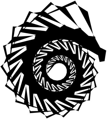 Geometrik dairesel sarmal. 