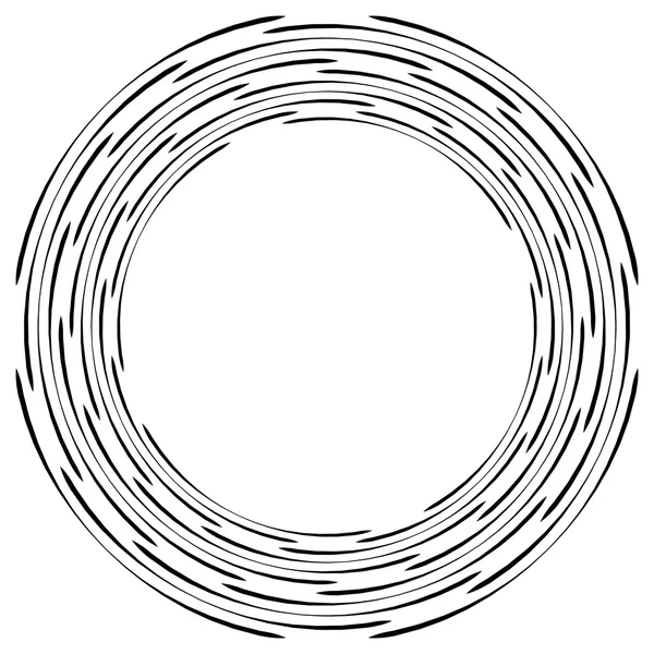 Espiral monocromática abstracta — Archivo Imágenes Vectoriales
