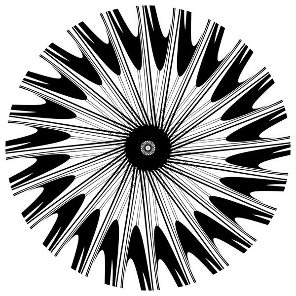 Abstract geometric circular element. — Stock Vector