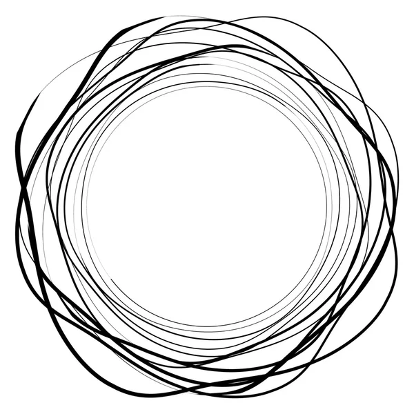 Elemento circular abstracto . — Vector de stock