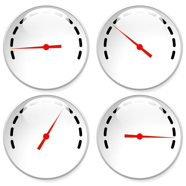 Cadran, modèles de compteur — Image vectorielle