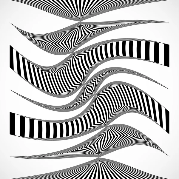 Vertical abstract stripes, lines element — Stock Vector