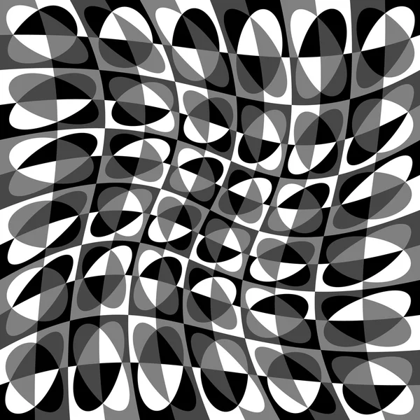 Geometriskt mönster med rippel — Stock vektor