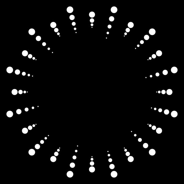 Точечные радиальные, радиальные линии
. 