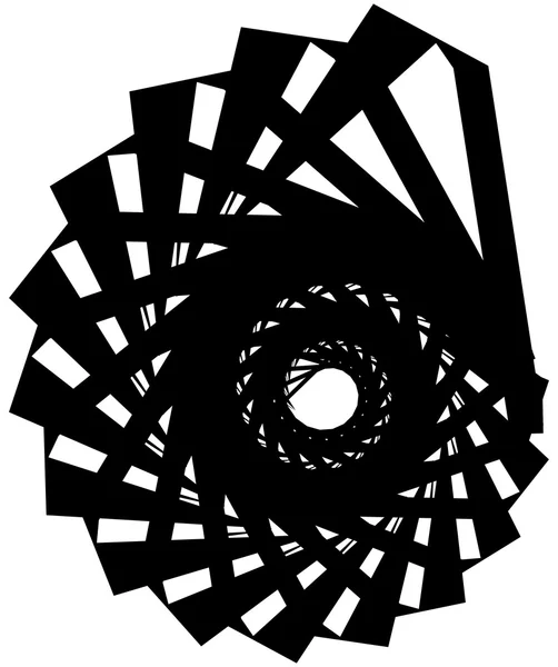 Геометричні кругової спіраль . — стоковий вектор