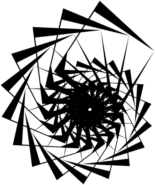 Geometrische circulaire spiraal. — Stockvector