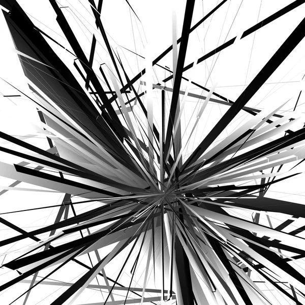 Abstracte edgy, geometrische kunst — Stockvector