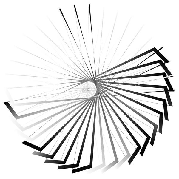 Kantiges, kantiges geometrisches Element. — Stockvektor