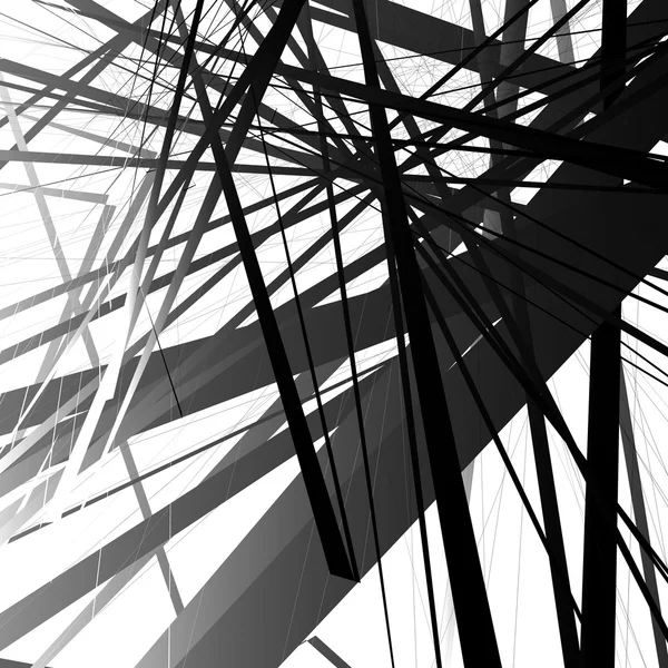 Abstracte edgy, geometrische kunst — Stockvector