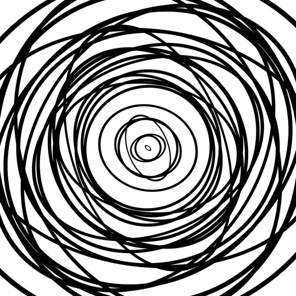 Soustředné kruhy vzor. — Stockový vektor