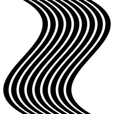 Deformasyon etkisi çizgilerle