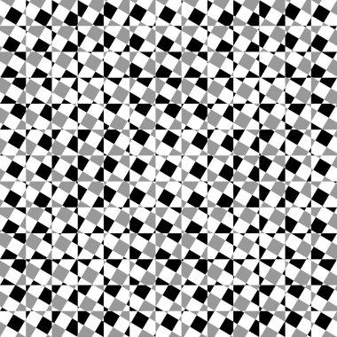 Kaotik, düzensiz yinelenebilir geometrik desen.  