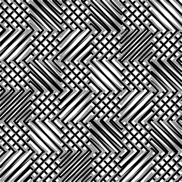Grid, mesh, of zigzag — Stock Vector