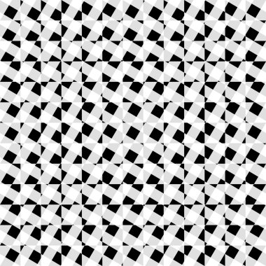 Kaotik, düzensiz yinelenebilir geometrik desen.  