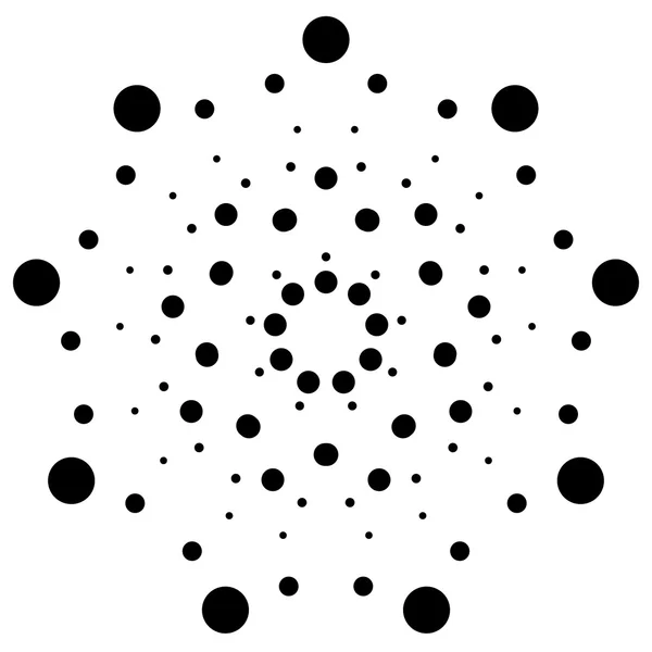 Dots, circles radial Stock Vector Image by ©vectorguy #115660906