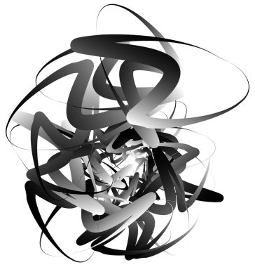 Rasgele eğri büğrü, curvy çizgiler 