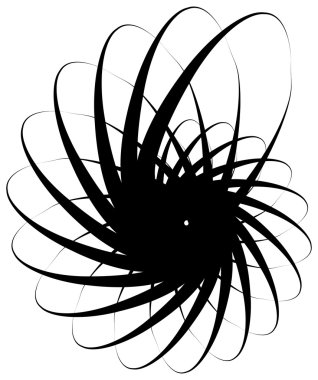 Sarmal kıvrım, salyangoz şekli, öğe. 