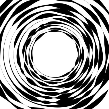 Dairesel soyut geometrik öğesi.