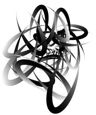 Rasgele eğri büğrü, curvy çizgiler