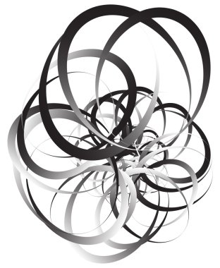 Rasgele eğri büğrü, curvy çizgiler