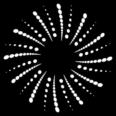 Twist, daireler ile spiral şekli. 