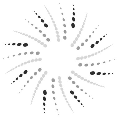 Twist, daireler ile spiral şekli. 