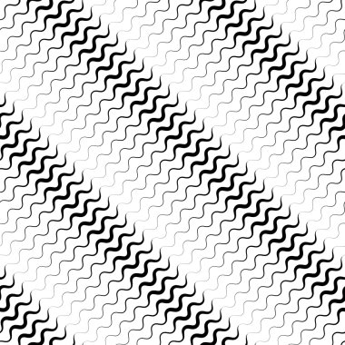 Dalgalı çapraz paralel çizgiler. 