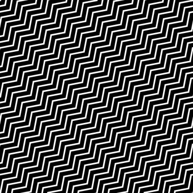 Dalgalı çapraz paralel çizgiler. 