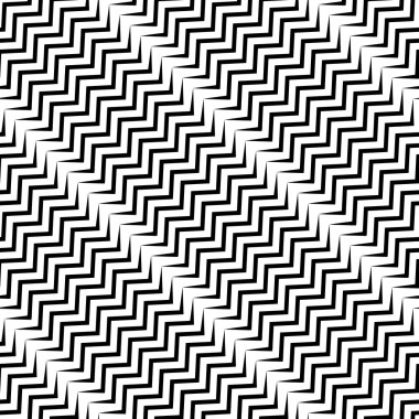 Dalgalı çapraz paralel çizgiler.  