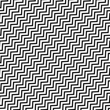 Dalgalı çapraz paralel çizgiler. 