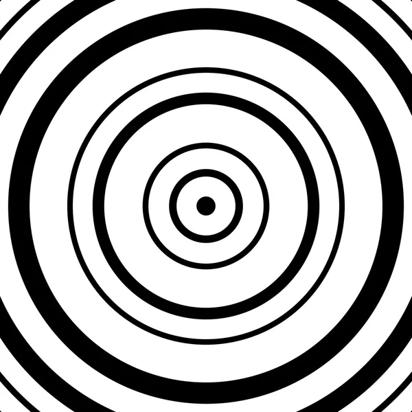 Concentrische cirkels patroon. — Stockvector
