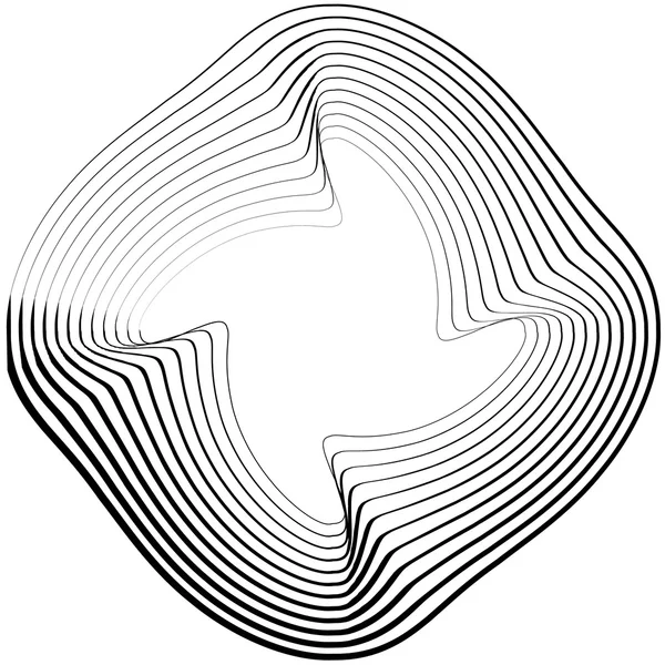 Elemento circular abstracto . — Archivo Imágenes Vectoriales