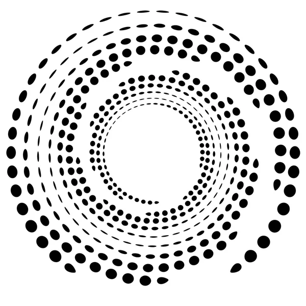 Elemento circular punteado . — Archivo Imágenes Vectoriales