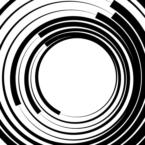 Elemento geométrico abstracto circular . — Vector de stock