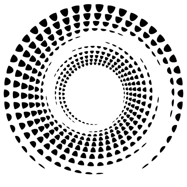 Élément circulaire pointillé . — Image vectorielle