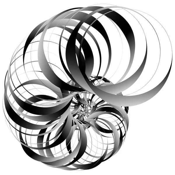 Escargot, hélice faite — Image vectorielle