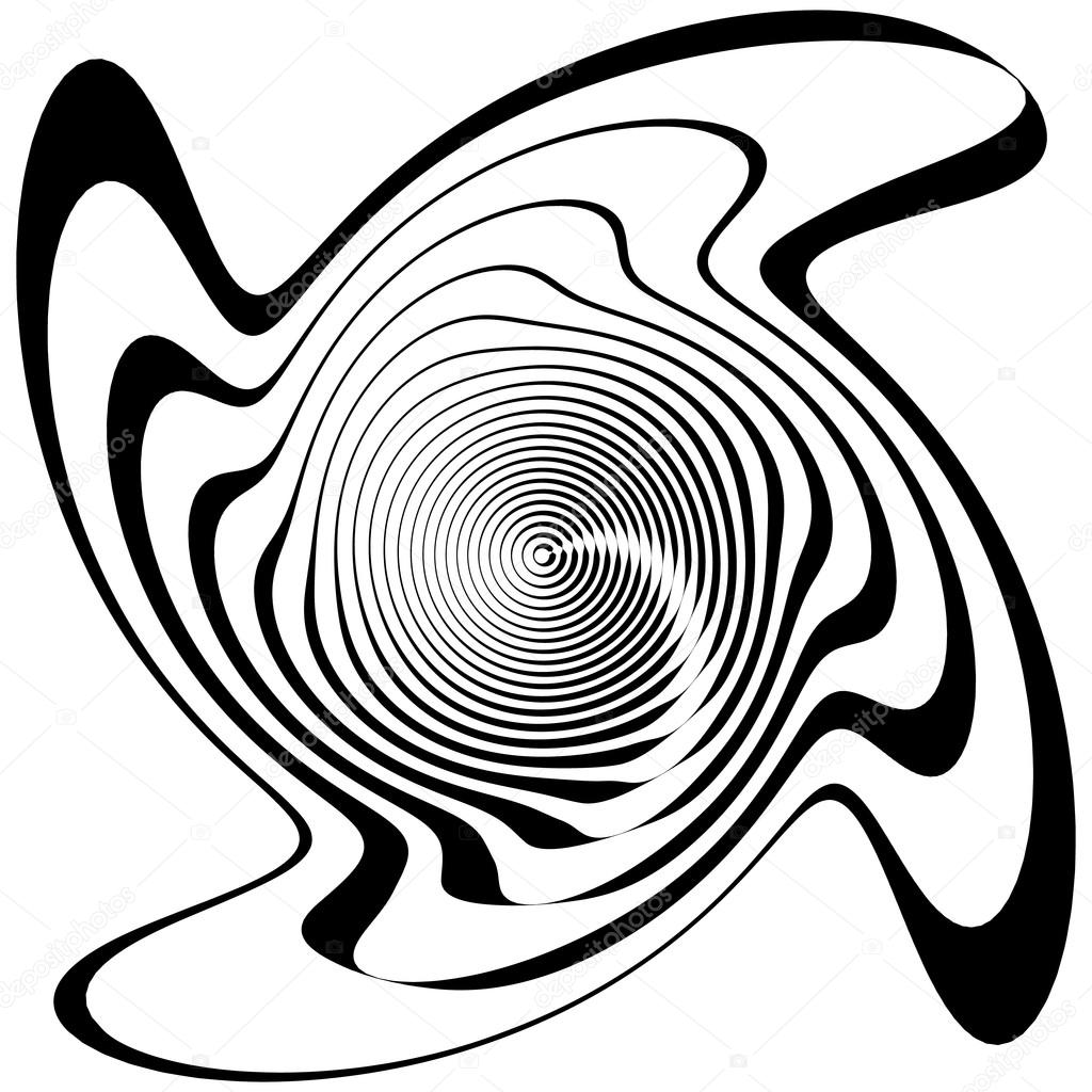 Asymmetric Spiral Shape Stock Vector C Vectorguy 115676804