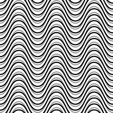 Dalgalı, dalgalı, dalgalı çizgiler.  