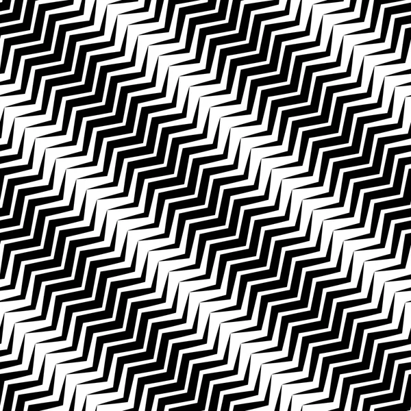 Wellenförmige diagonale Parallellinien. — Stockvektor
